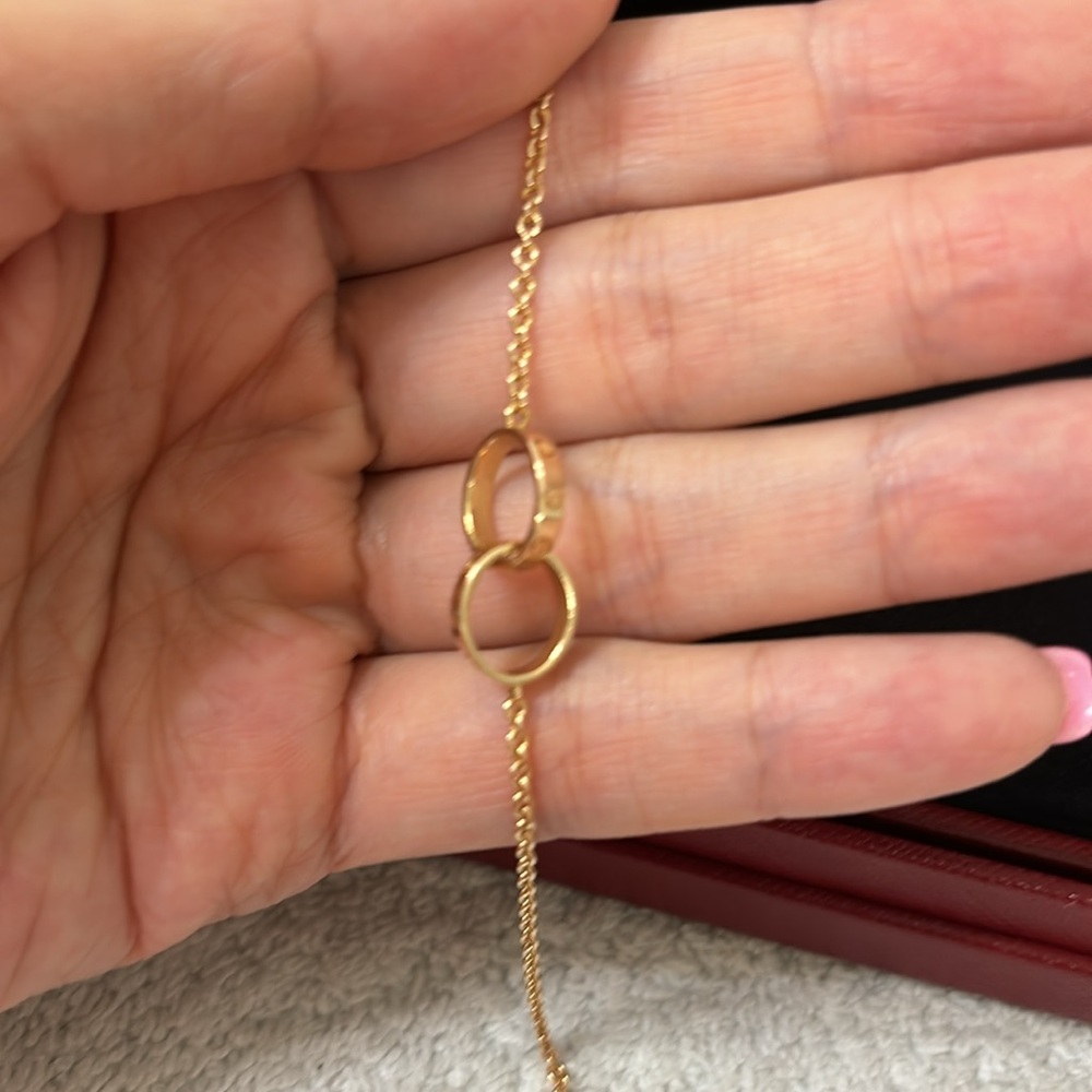 - CARTIER Baby love Bracelet bracelet- rose gold interlocking rings - Picture 6 of 6